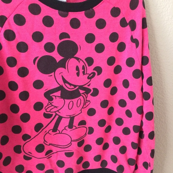 🎁 NWOT Mickey Mouse polka dot sweatshirt - Picture 4 of 5